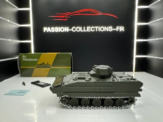SOLIDO MILITAIRE AMX 10 P OCCASION TRES BON ETAT SANS BOITE