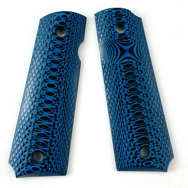 ​1 Pair Durable G10 Anti-Slip Handle Scales Blanks For 1911 Grips Models