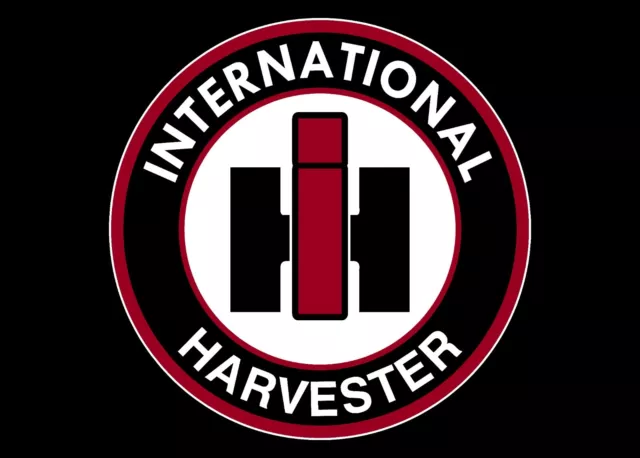 International Harvester - Vintage Round Emblem Logo Sticker Decal