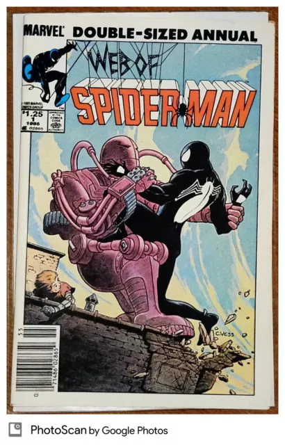 Web Of Spider-Man Annual 1 Marvel Comics 1985