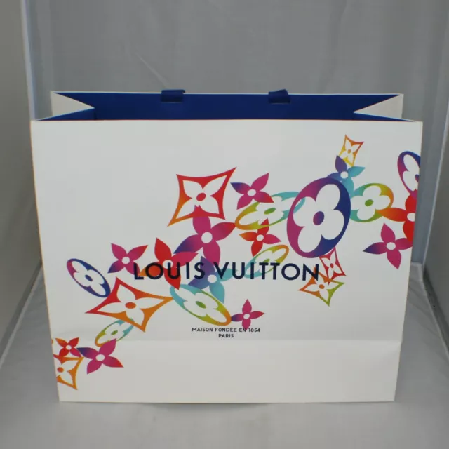 LOUIS VUITTON HOLIDAY LIMITED Authentic Paper Gift Shopping Bag