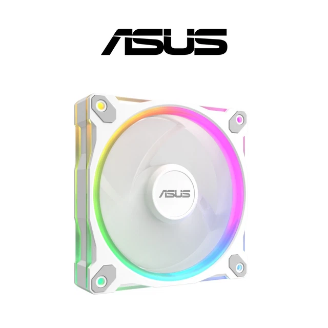 ASUS PRIME MR120 ARGB Reverse Fan - White £19.99 - PicClick UK