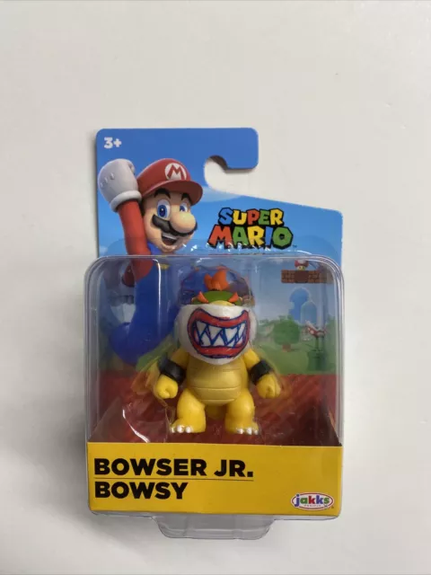 Bowser Jr. With Mask Figure World of Nintendo Jakks Pacific Super Mario S1  for sale online