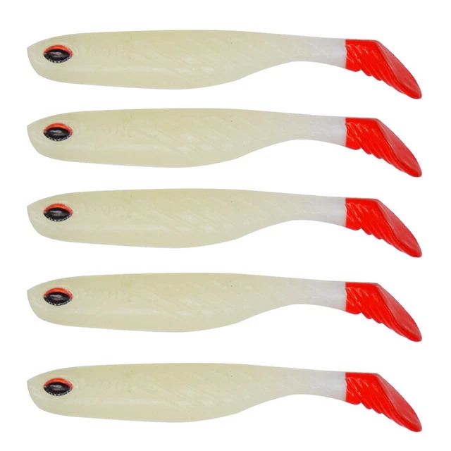 Abu Garcia Beast Paddle Tail - Esca Morbida Swimbait Per Pesca Al Luccio, 21 Cm, Colorata E Dipinta A Mano