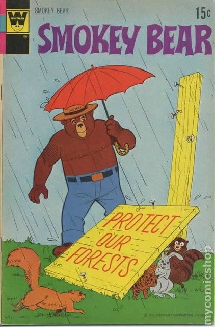 Smokey Bear #9 GD/VG 3.0 1972 Whitman Stock Image Low Grade