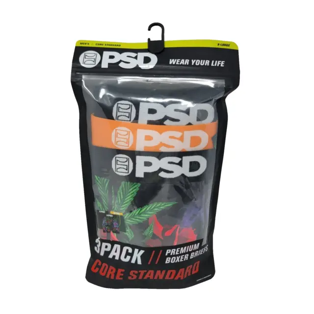 PSD 3-Pack Men Boxer Briefs - Rubber Duck, Tropical, Flamingo Size M/L/XL