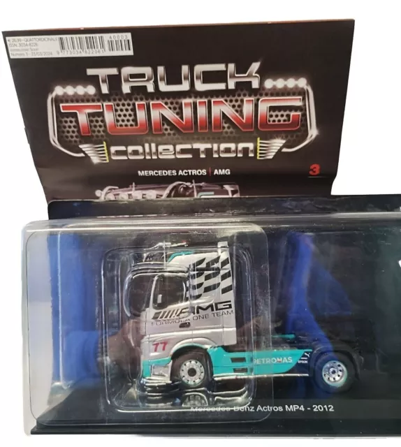 TRUCK TUNING Collection MERCEDES BENZ ACTROS MP4 Modelli Inediti Scala 1:43 IT