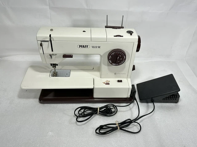 PFAFF 1222SE Sewing Machine with Pedal & Arm Table ~ Stuck Motor / PART & REPAIR PFAFF 1222SE Sewing Machine with Pedal & Arm Table ~ Stuck Motor / PART & REPAIR