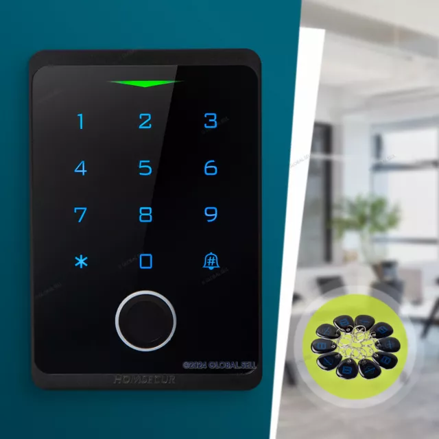 HOMSECUR Waterproof IP66 APP WIFI Password Access Control Touch Keypad WG26~44