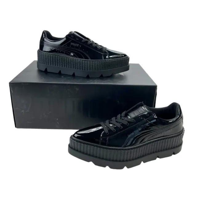 NEW PUMA Rihanna Fenty Pointy Patent Creeper Black - Size 7.5 Women NIB