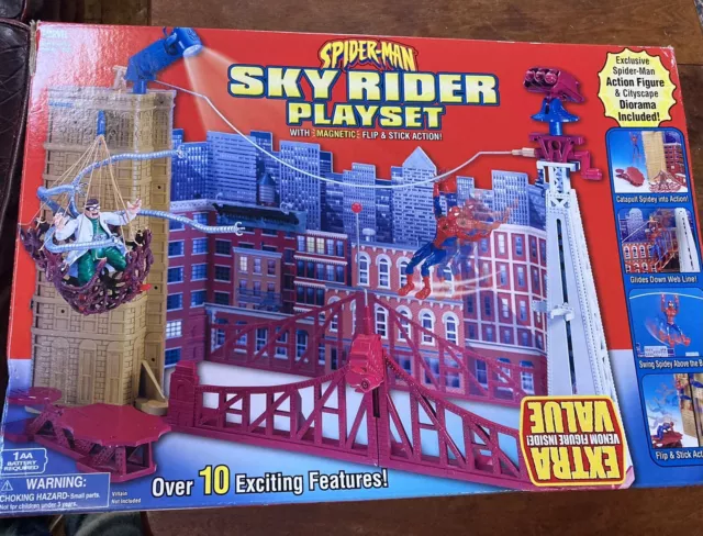 Spiderman sales skyrider playset