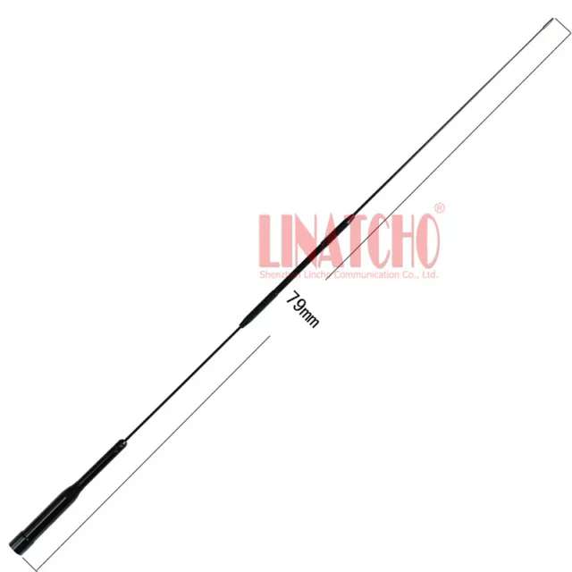 Black X3 VHF UHF Dual Band Long Range 144/430MHz Mobile Car Radio Antenna PL259