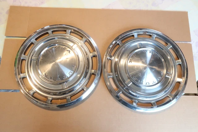 2- 1962 1963 Ford Falcon Futura 13" Hubcap / Wheel Covers
