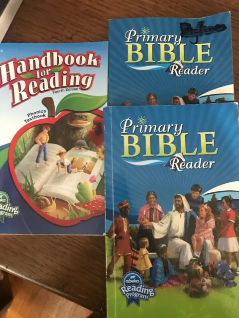 Abeka Primary Bible Readers & Handbook For Reading, 1st, 2nd & 3rd Grade