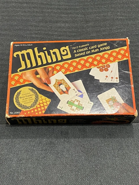Mhing Sheets VINTAGE MHING CARD Game Based on Mahjong 1984 Complete in Box from Age ...
