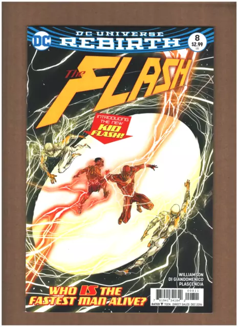 Flash #8 DC Rebirth 2016 Di Giandomenico Cover vs. GODSPEED NM- 9.2