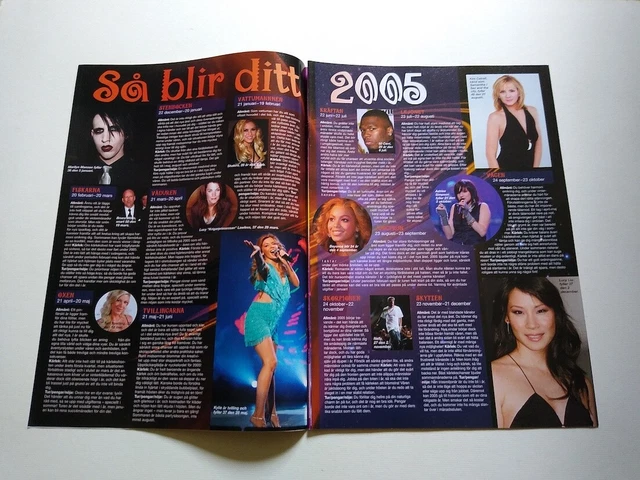 KYLIE MINOGUE LUCY Liu Marilyn Manson Lucy Lawless Eminem Gwen