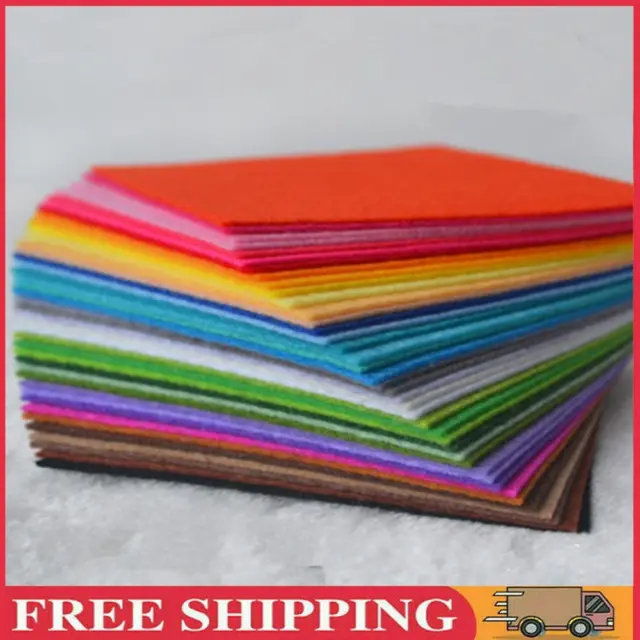 40 Assorted Colors 1MM Thick Small Felt Fabric Sheet Pieces Nonwoven  Patchwork Sewing Felt Squares Pack for Kids Adult DIY Art Craft Project(40  Pcs,4*6 inch) 