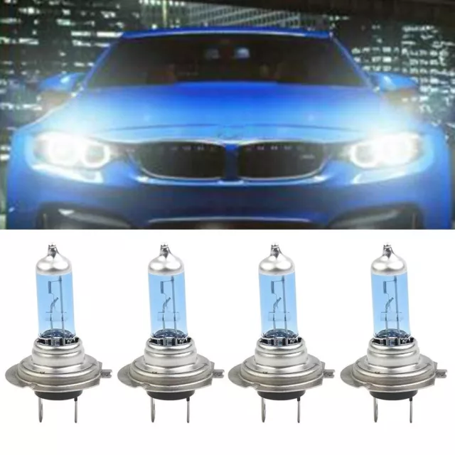 Lot de 2 ampoules H7 pour phare de voiture - 8500 K 12 V 100 W - Xenon -  Ampoules halogènes HID pour feux de brouillard - Lumière super blanche :  : Auto et Moto
