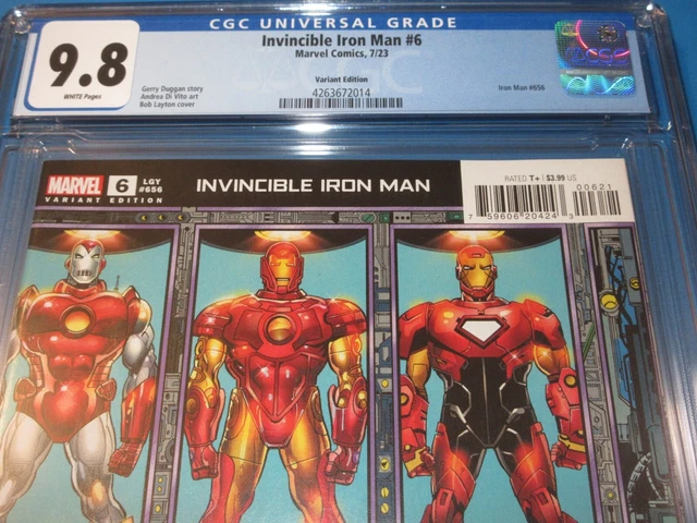 Invincible Iron Man #6 Layton Variant CGC 9.8 NM/M Gorgeous Gem Wow 2