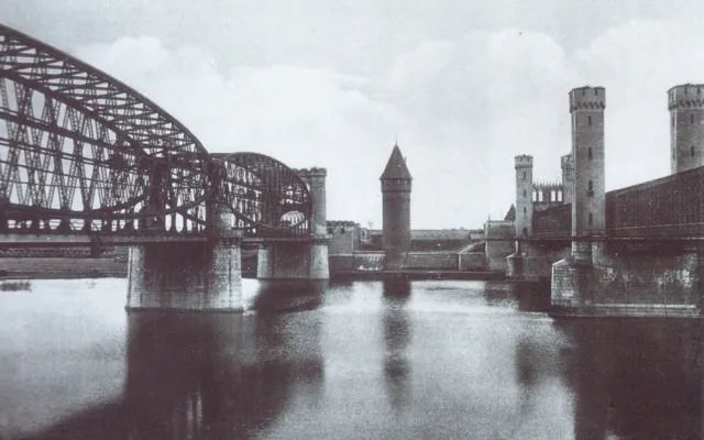 Marienburg/ Malbork- Die Nogat- Brücken 1928