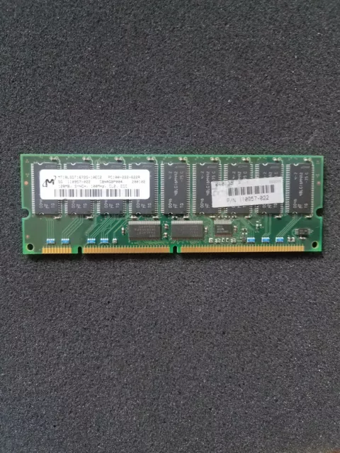 Micron 128MB ,PC-100 ,SDRAM ,168 PIN ,ECC(Server Ram) Model: MT18LSDT1672G-10EC2