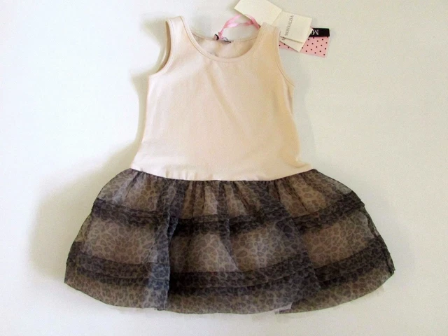 Monnalisa Abito  Vestito  Gonna  Bambina Cerimonia  Taglia  2  5 Anni Sconto 50%