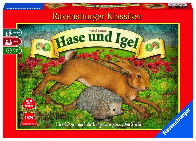 Ravensburger 26028 Hase und Igel, Brettspiel