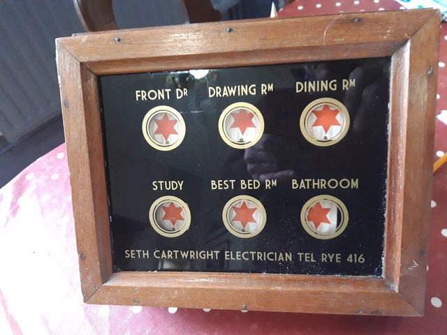BUTLERS AND SERVANTS bell indicator box £175.00 - PicClick UK
