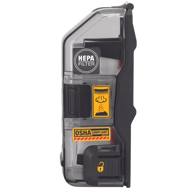 DeWalt DWH302DH Heavy Duty Dust Box Collection HEPA Assembly OSHA Compliant