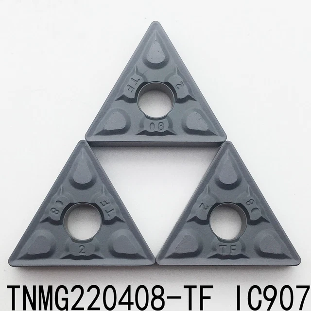 50Pcs TNMG220408-TF IC907 TNMG432-TF 22mm CNC Carbide Turning Inserts For MTJNR