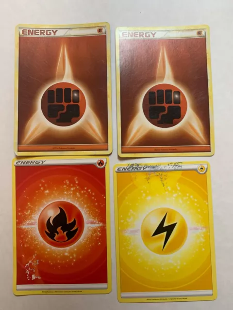 Pokemon Energy Cards lot of 4