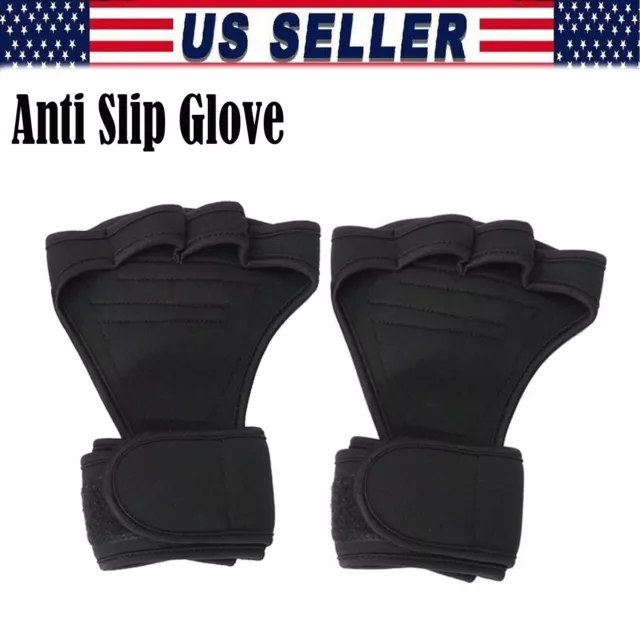 1Pair Gym Gloves Weight Lifting Training Gloves Fitness Sports Body Building Gym