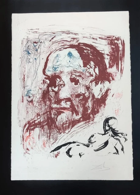 Litografía de SALVADOR DALÍ. Firmada a lápiz y numerada, 847/1000