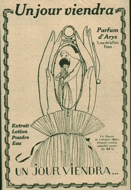 Ancien Coffret Vide Parfum Arys "Parlez-lui De Moi" - Années 1930 - Carton - France
