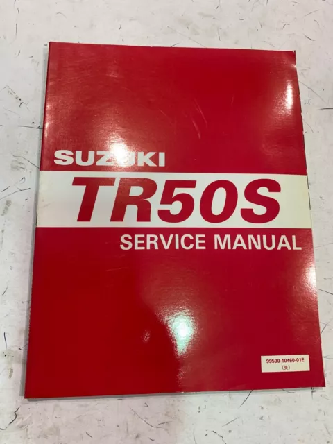 Used Genuine Suzuki Ux50W Service Workshop Manual 99500-10460-01E