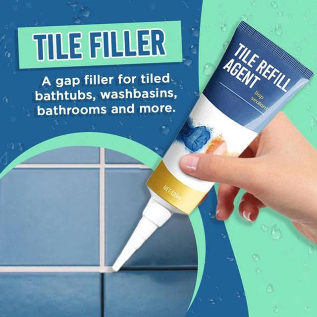 Colore bianco impermeabile Stucco per fughe Cucina Bagno Linee di piastrelle di