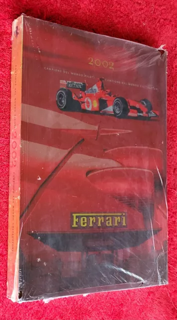 2002 Ferrari Yearbook Annual F1 Road Gt Cars English Still Sealed New