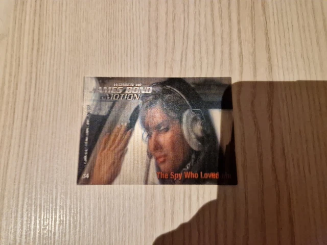 extrêmement rare carte holographique JAMES BOND 007