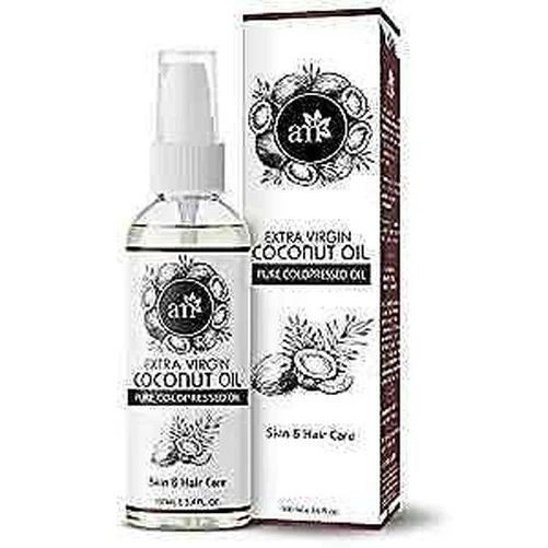 Aroma Almizcle Extra Virgen Aceite de Coco Natural Fresco Piel Y Pelo, 100ml