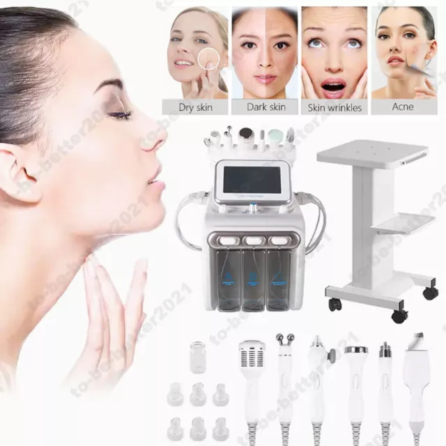 Machine de dermabrasion SPA hydro-liquide 6 en 1 système de nettoyage du visage