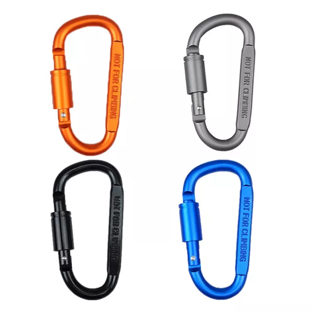 Aluminum alloy carabiner D-shaped quick-hanging buckle D-shaped carabiner multEL