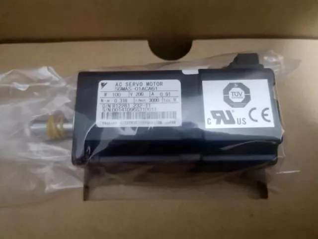 YASKAWA SGMAS-01ACA61 SERVO MOTOR SGMAS01ACA61 New In Box Expedited Shipping