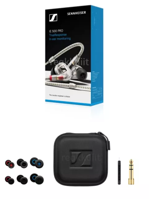 Sennheiser IE 500 Pro In-Ear Monitoring Headphones (Clear) In sealed box New