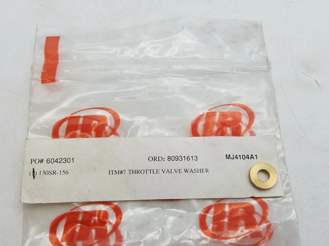 Ingersoll Rand 130SR-156 Throttle Valve Washer Power Air Tool Replacement NOS 2