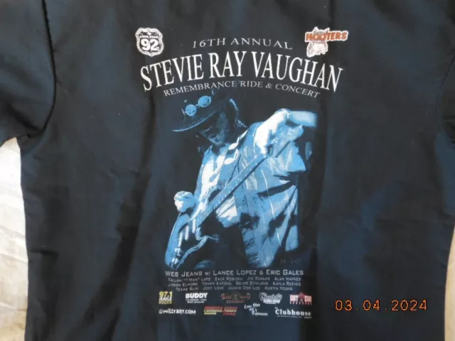 16th Annual Stevie Ray Vaughan Remembrance Ride & Concert Work Shirt-Mens XL-NEW