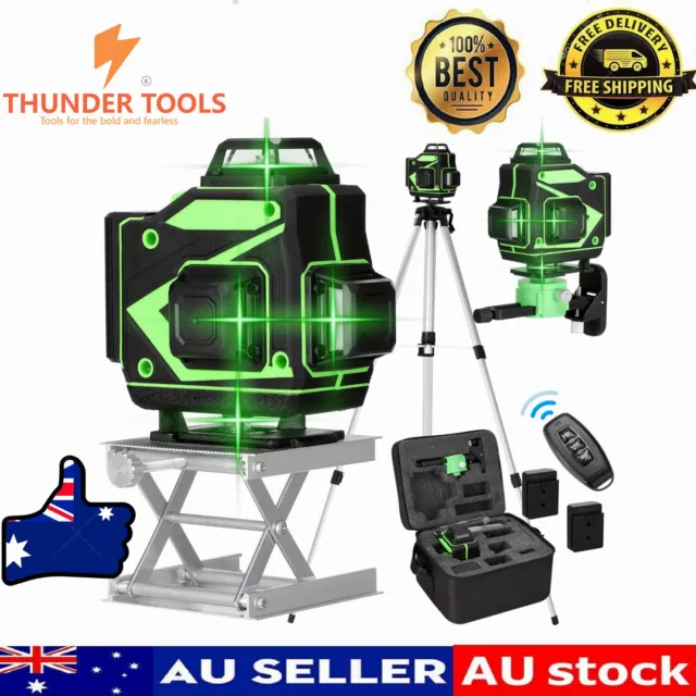Thunder Tools 16 Lines Laser Level Vertical Horizontal Lines With 1.2M Tripod