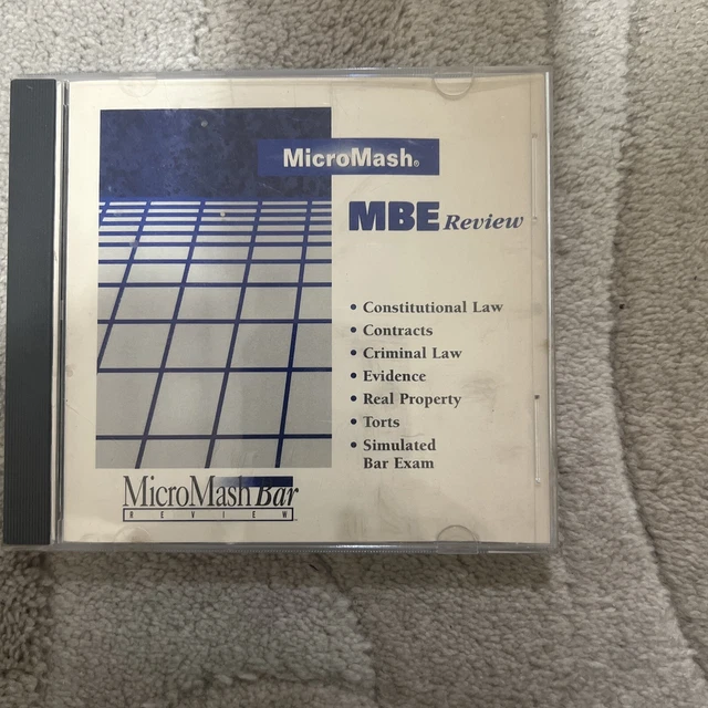 MICROMASH MBE Review 1997 DISC ONLY Software Vintage PC CD Rom 19.95