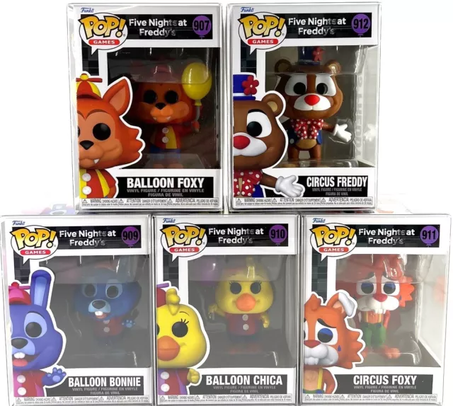 Funko Pop! Five Nights at Freddy's Tie Dye - Set of 4 - Freddy, Bonnie,  Chica and Foxy