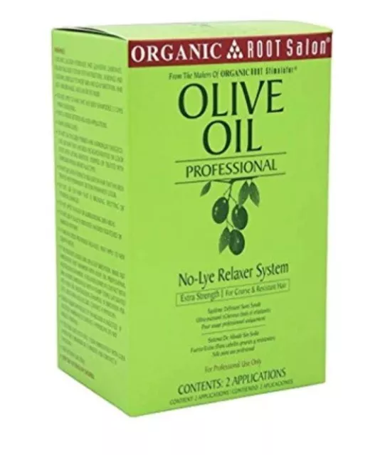 O R S OLIVE OIL HAIR RELAXER NO LYE NORMAL Strength UK Complince 2 APLICATIONS